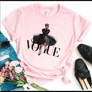 Vogue illustration t-shirt